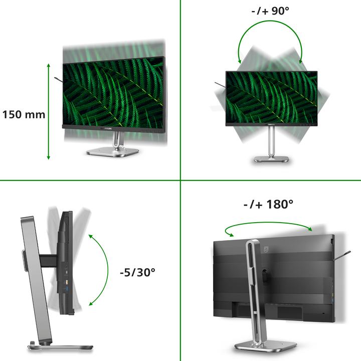 Produktbild Philips 24B2G5301 - 24 Zoll Full HD Mon (1920 x 1080 Pixel, 23.80")