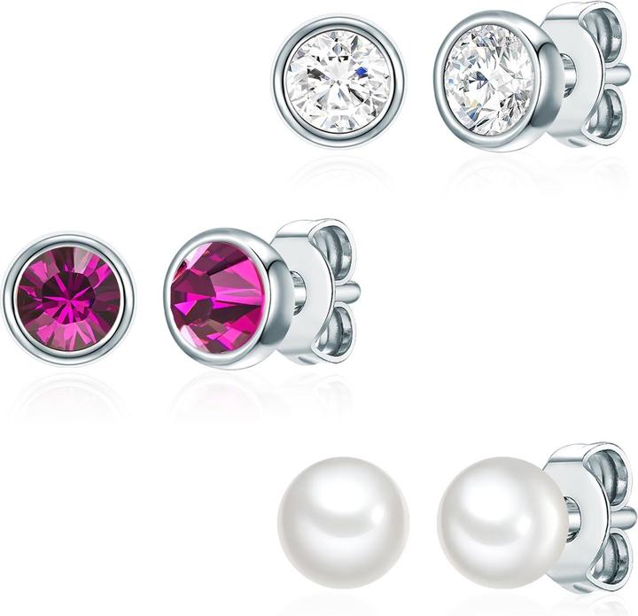 Immagine prodotto Rafaela Donata Donna Argento decorato con cristalli Swarovski® Argento con perle d'acqua dolce - 12540 (Argento)