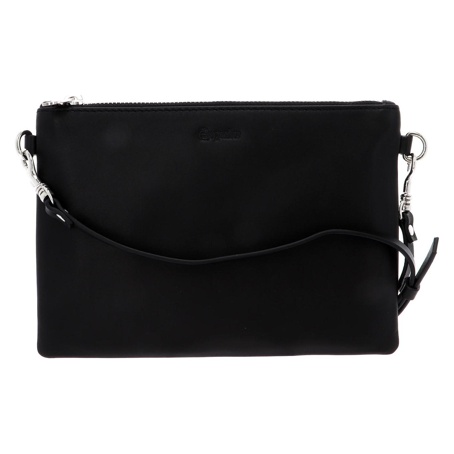 Esquire, Damen, Handtasche, Silk Small Crossbody Bag, Schwarz