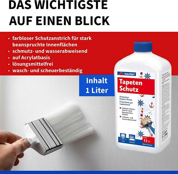Actual product image Baufan Tapetenschutz 1l