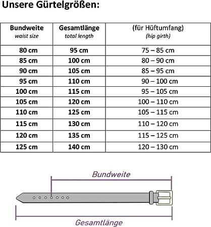 Produktbild Only-Bags.Store Ledergürtel, Gürtel, 3 cm breit, Rot, 125-140 cm (140, 125, 130, 135)