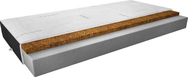 Produktbild ELTAP Luna Velvet Black (90 x 200 cm, Schaumstoffkern)