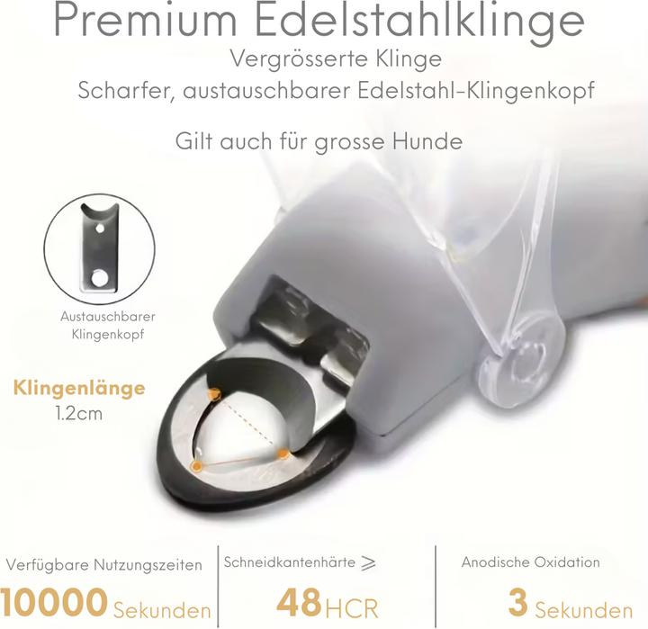 Produktbild Suba Krallenschere mit LED (Hund, Katze)