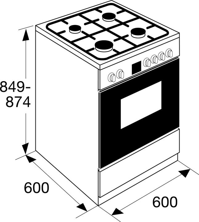Actual product image Etna FGV460RVS