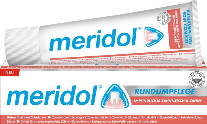 Actual product image Meridol Toothbrush Round Plunger. (1 x)