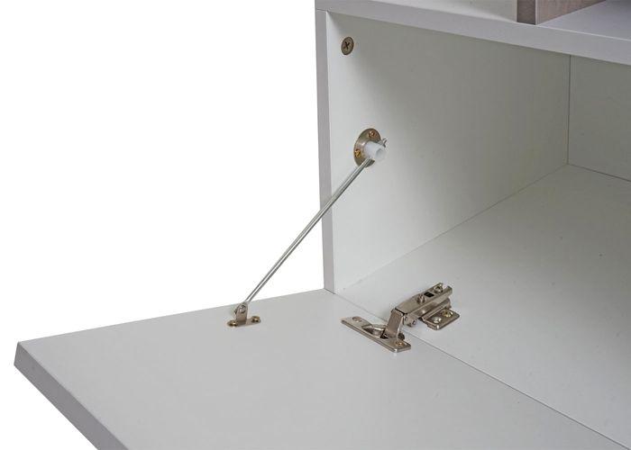 Immagine prodotto Mendler Porta TV HWC-L35, legno 47x170x40cm vano portaoggetti, aspetto cemento bianco (47 x 170 x 40 cm)