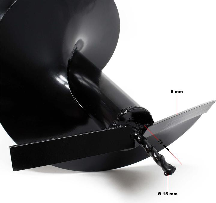 Actual product image Wiltec Ground Drill for 2 People with 63.3 cc 3HP 2.2 kW and Ø250 mm Auger