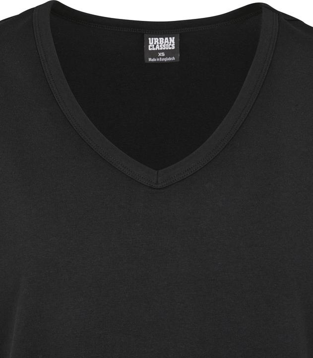Actual product image Urban Classics Ladies Round V-Neck Extended Shoulder Tee (S)