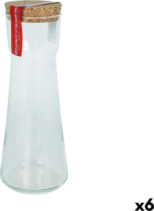 Image du produit Royal Leerdam Bouteille en verre Balice liège 1L (6 pièces) (1 l, 6 x)