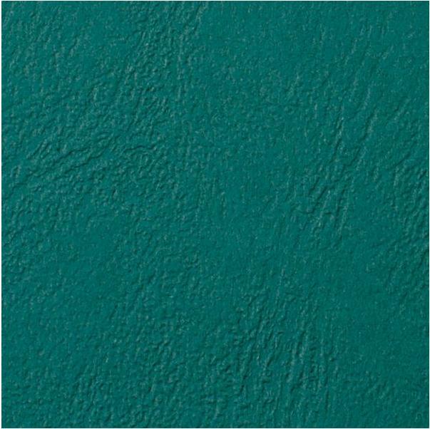 GBC LeatherGrain - cardboard A4 100 pcs - dark green
