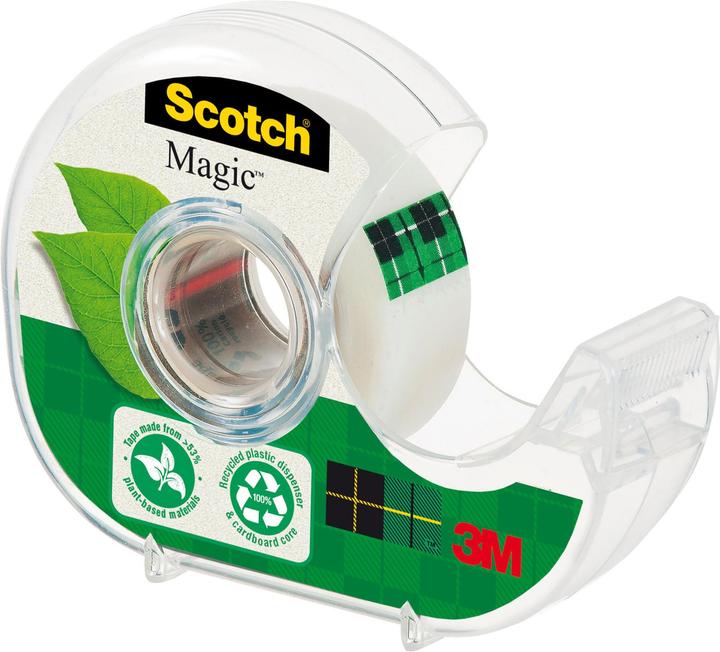 Actual product image 3M Scotch Magic hand dispenser incl. adhesive film 900, 19mm x 20m Adhesive film: invisible when