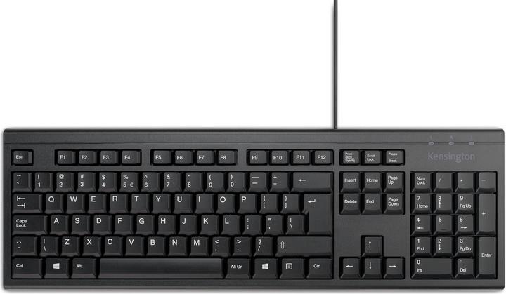 Actual product image Kensington KB100S EQ Keyboard - FR Layout (FR, Cable)
