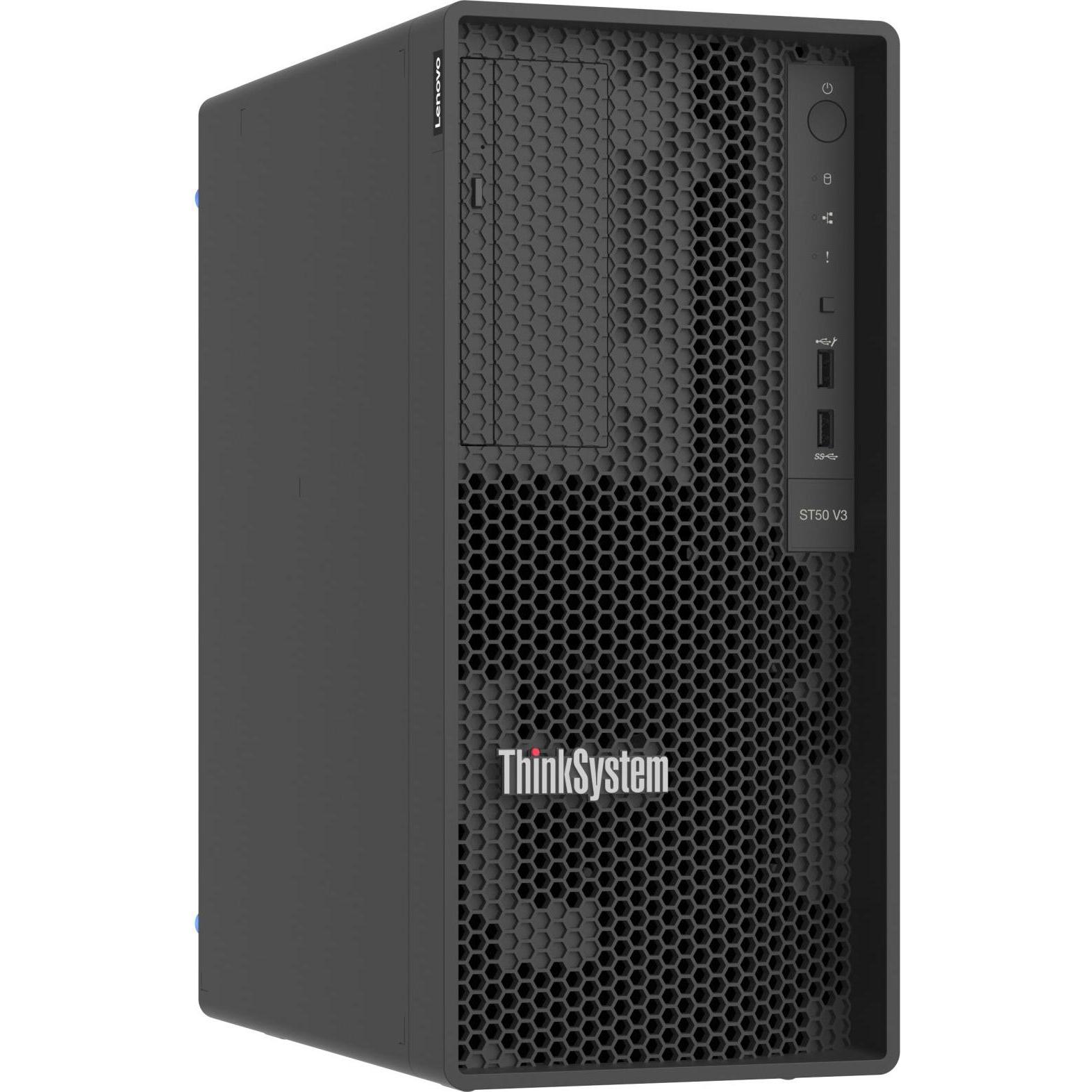 Lenovo ST50 V3 Xeon E-2434 4C 3,4 GHz 8MB Cache/55W SW RA (Intel Xeon E-2434, 16 GB, Tower Server), 
