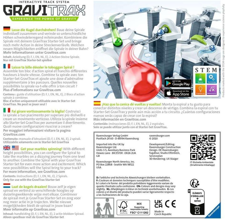 Produktbild Ravensburger GraviTrax Expansionsset Spirale