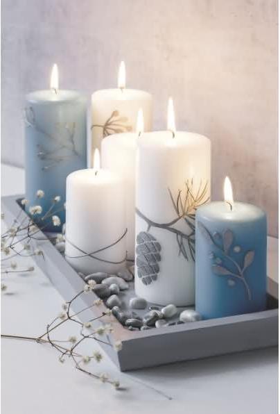 Actual product image Knorr Prandell Decorative wax 175x80x0.5mm PU=2 pieces grey