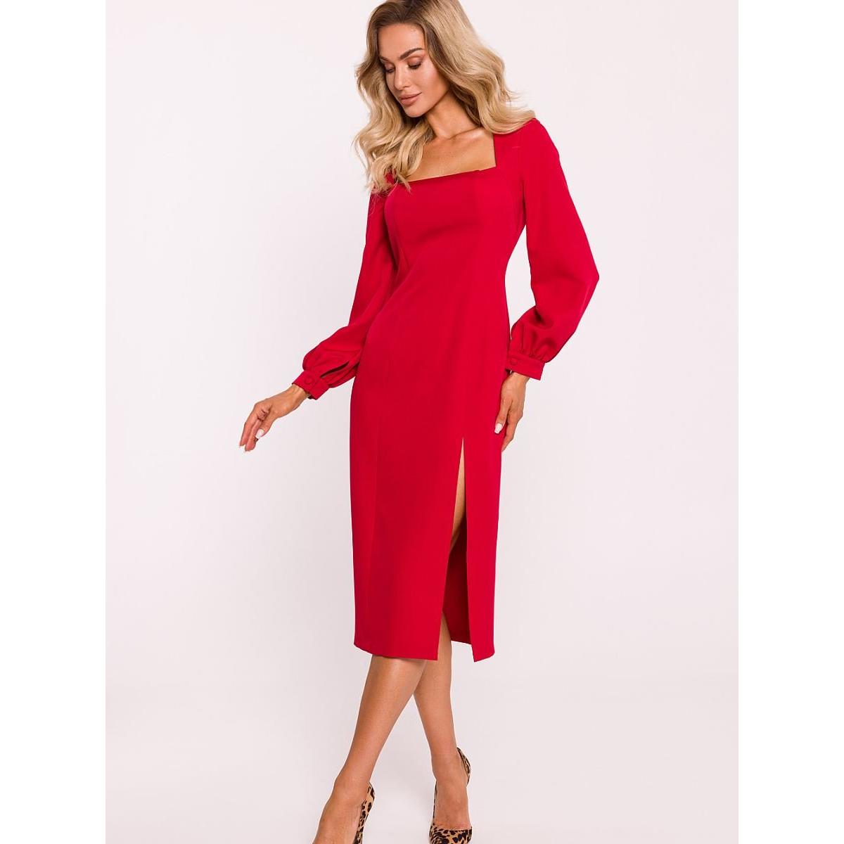 Made of Emotion, Damen, Kleider, Alltagskleid, Rot, (XL)