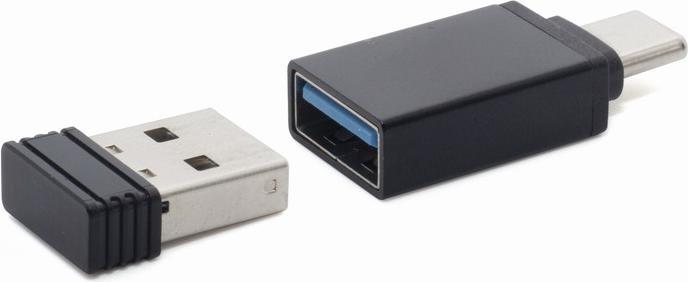 Actual product image Gembird KBS-ECLIPSE-M500 Backlight Pro Business Slim wireless desktop set US layout black (US, Cable)