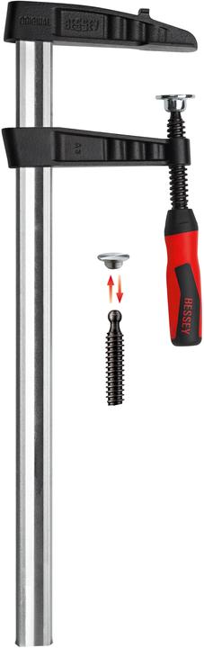 Actual product image Bessey Screw clamp Malleable cast iron screw (800 mm)