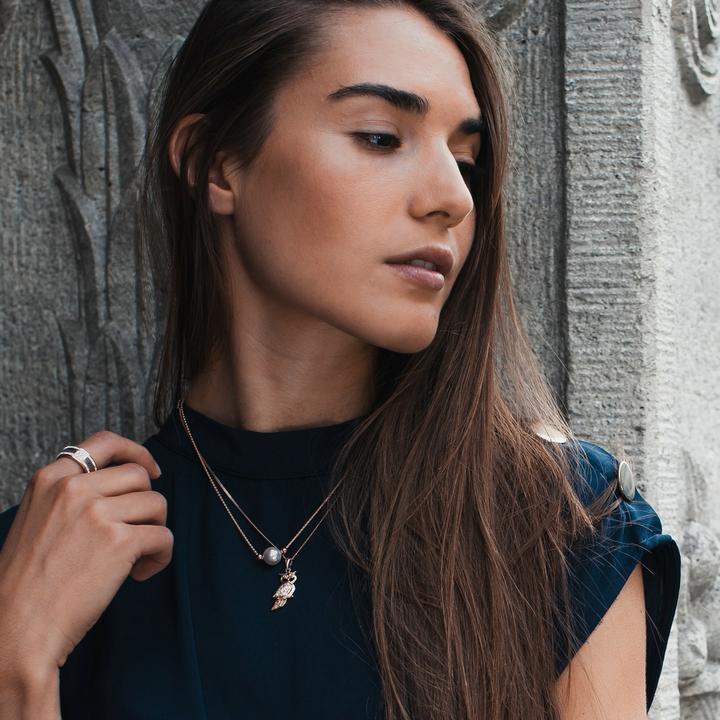 Produktbild Bijouteria Silber-Halskette (Gold Beschichtung, Silber 925, 50 cm)