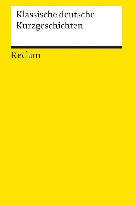 Image du produit Klassische deutsche Kurzgeschichten (Allemand, Werner Bellmann, 2003)