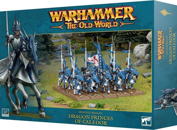 Produktbild Games Workshop Warhammer ToW - Royaumes des Hauts Elfes : Princes Dragons de Caledor (Kunststoff)