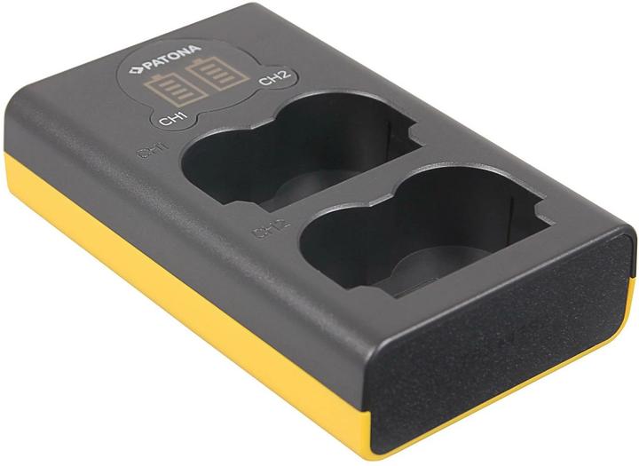 Actual product image Patona Dual LCD Charger USB Fuji NP-W235 (Camera battery charger)