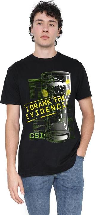 Immagine prodotto Csi: NY I Drank the Evidence Maglietta Uomo (XL)