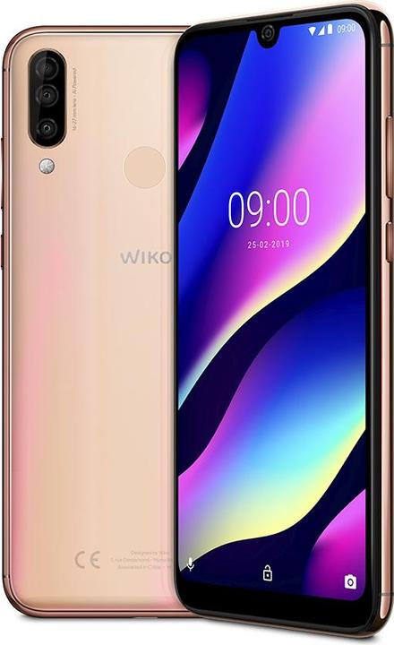Wiko View 3 (64 Go, Blush Gold, 6.26", Double SIM hybride, 13 Mpx, 4G)