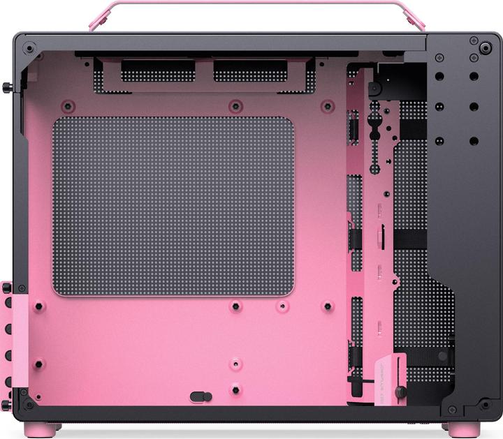 Produktbild Jonsplus MATX Handle Case Z20 - Black-Pink (mATX, Mini-ITX)