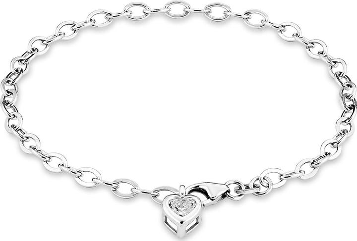 Produktbild Amor Armschmuck Herz (19 cm, Silber)