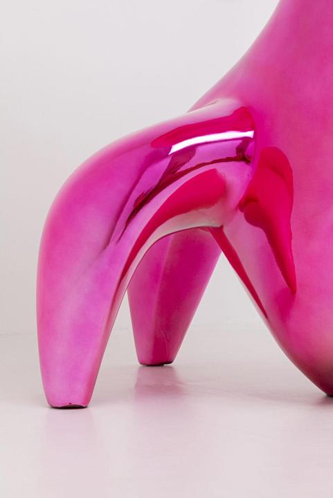 Image du produit Kare Design Stehleuchte Flow Figure Pink 157cm