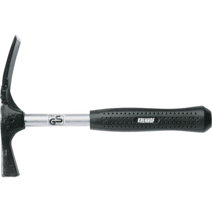 Krenhof, Hammer, Maurerhammer Stahlrohrstiel und seitl. Nagelzieher 600 Gramm (600 g)