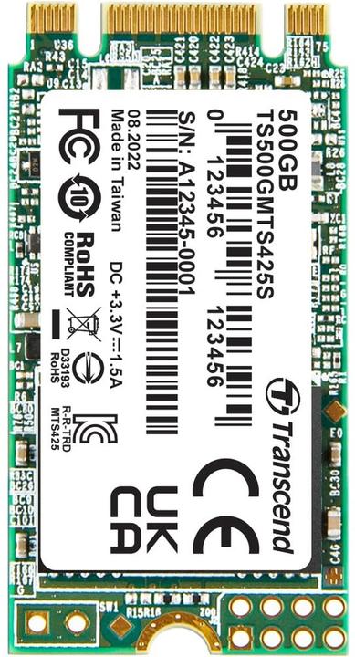 Produktbild Transcend SATA III M.2 SSDs (500 GB, M.2 2242)