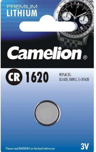 Image du produit Camelion Pile bouton au lithium, CR1620 / DL1620 / 5009LC / E-CR1620 / 280-208, 3V - 1 pièce (1 pcs, CR1620, 70 mAh)