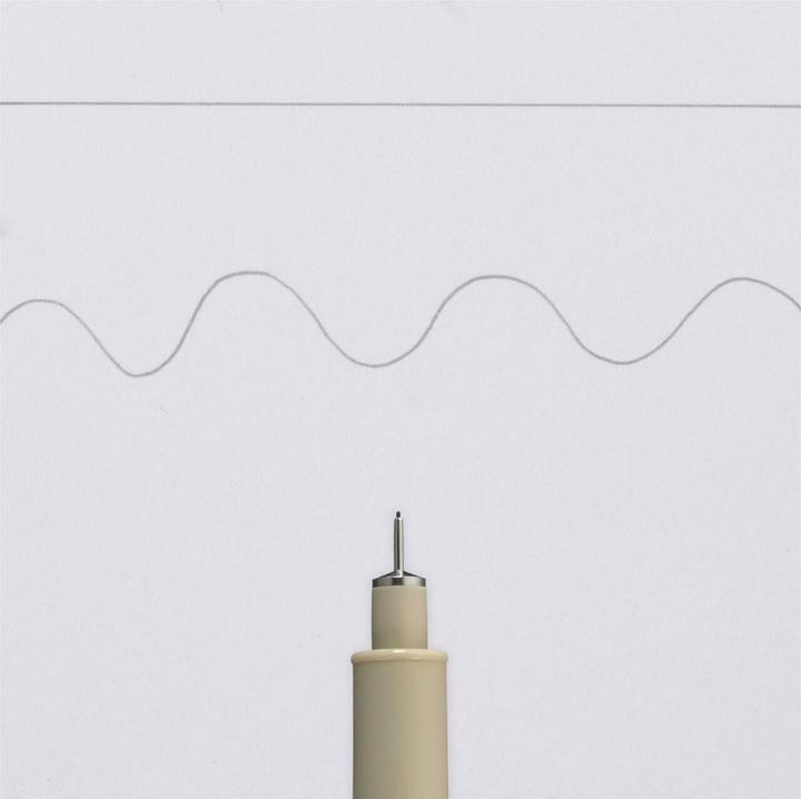 Actual product image Sakura Fineliner Pigma Micron 005 0.2 mm, cold grey (Cold grey, 1 x)