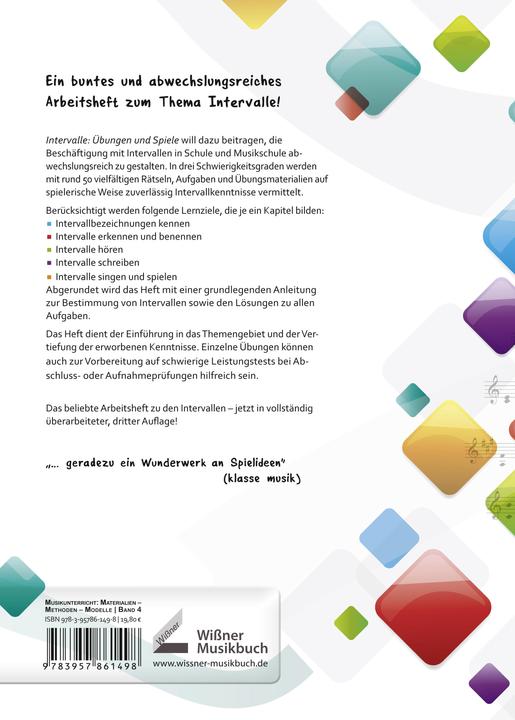 Produktbild Intervalle: Übungen und Spiele (Deutsch, Rudolf-Dieter Kraemer, 2018)