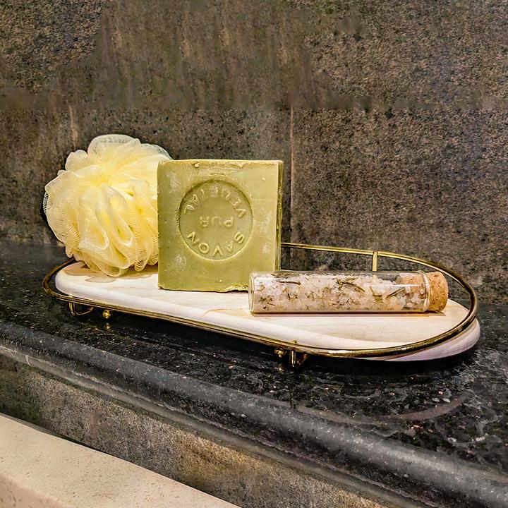 Immagine prodotto Stonea Makea Vassoio per il trucco in oro Topazio