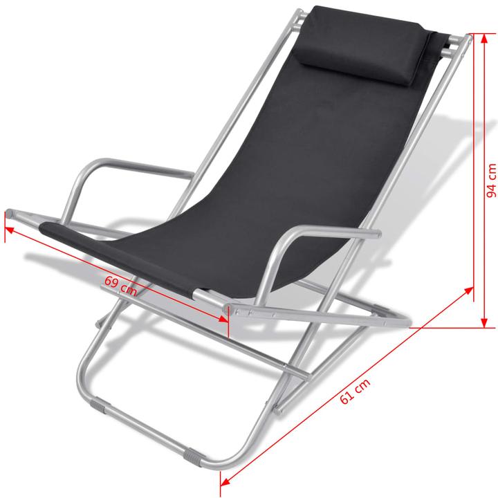 Produktbild vidaXL Liegestuhl (61 cm)