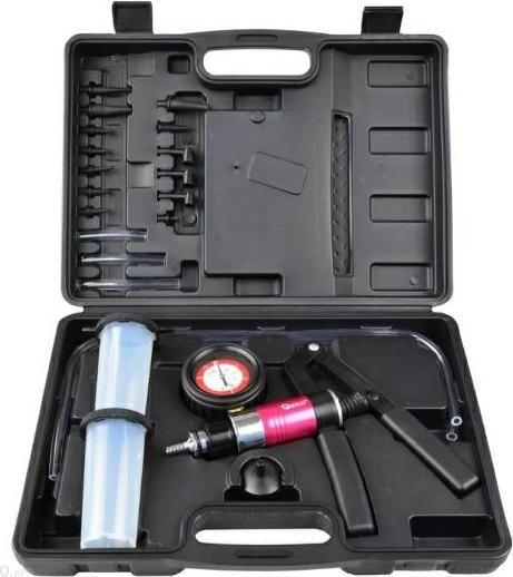 Actual product image GEKO Vacuum brake bleeder pump + accessories, case