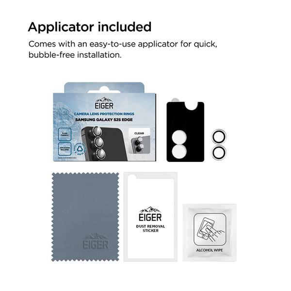 Immagine prodotto Eiger Kameralinsen-Schutzring Mountain Glass Lens Ring clear (Samsung Galaxy S25 Edge)