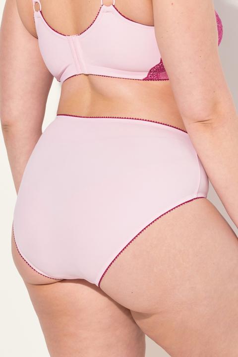 Immagine prodotto Ulla Popken Slip a vita alta in microfibra con mesh e pizzo (58)