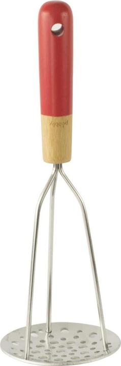 Pebbly Kartoffelstampfer rot, Bambus, 30 cm