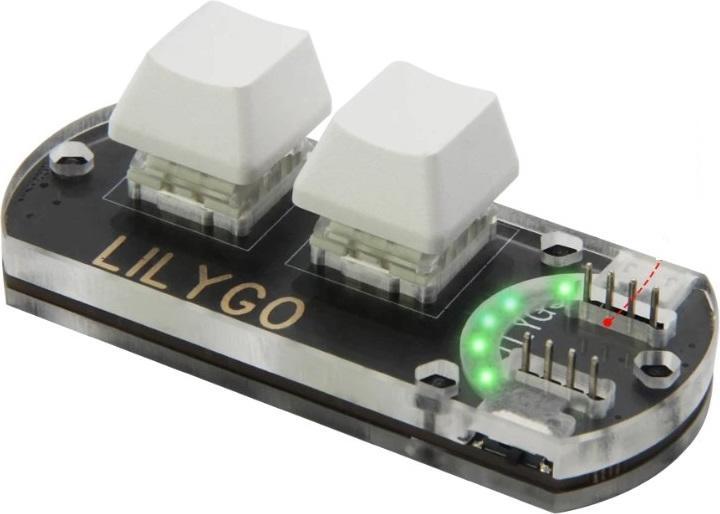 Actual product image Lilygo T-Encoder Shield V1.0 2-Key Macro Pad