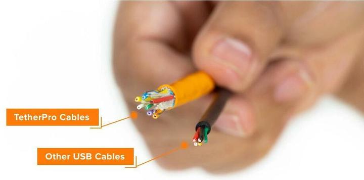 Actual product image Tether Tools Cable TetherPro USB 3.0 to Male B, 4.6 Meter Black (Cable)