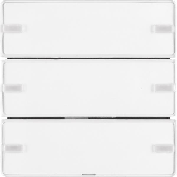 Actual product image Berker Push-button 3gang comfort 80143329 KNX Q.1/Q.3 polarws velvet