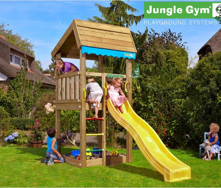 Produktbild Jungle Gym Wellenrutsche kurz Gelb