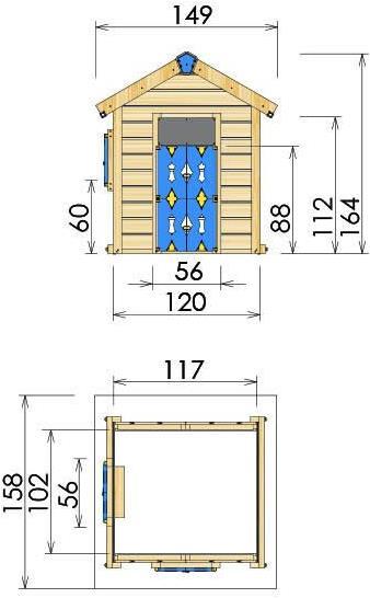 Produktbild Jungle Gym Playhouse