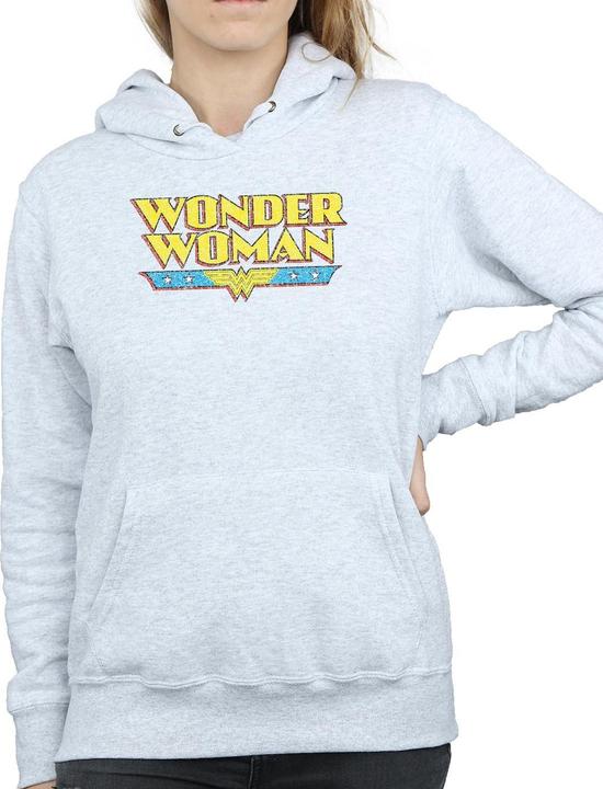 Produktbild Wonder Woman Crackle Logo Kapuzenpullover (L)