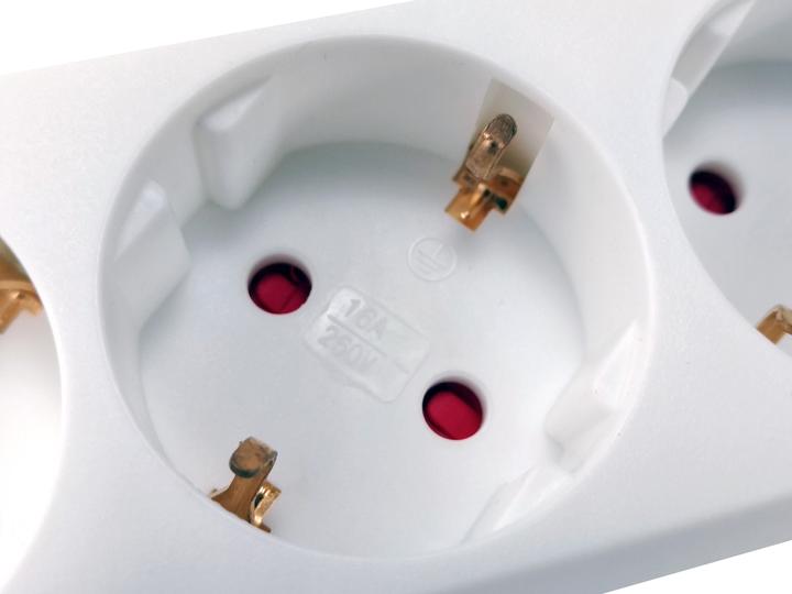 Actual product image equip Power strip Schuko cable +Extras (5 x, CEE 7/3, 1.80 m)