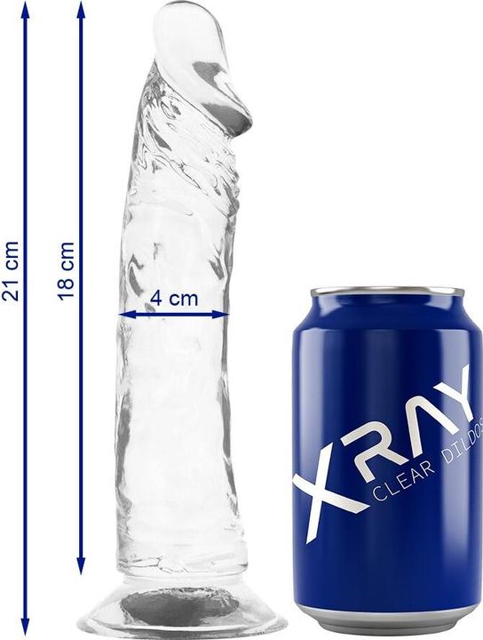 Produktbild X Ray Xray Clear Dildo Transparente 21cm X 4cm